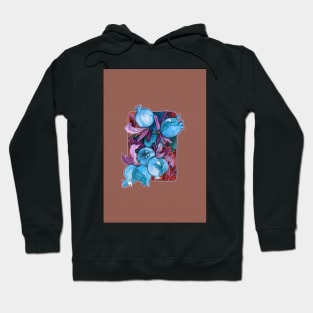 Blue Pomegranates Hoodie